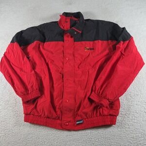 Vintage Doritos Jacket Men's Medium Red Nylon Windbreaker LA Loving Embroidered